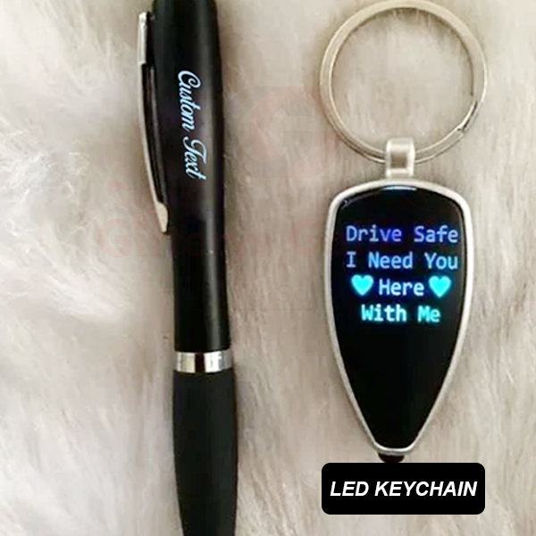 Personalized Keychain And Pen Combo