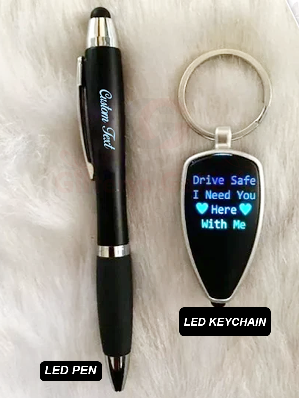 Personalized Keychain And Pen Combo