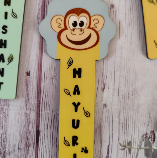 Personalized MDF Bookmark Tassels